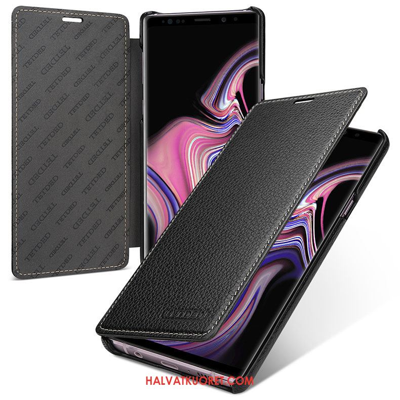 Samsung Galaxy Note 9 Kuoret Vihreä Suojaus, Samsung Galaxy Note 9 Kuori Uusi Nahkakotelo