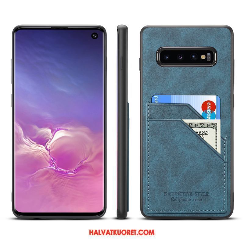 Samsung Galaxy S10 Kuoret Aito Nahka Tähti Suojaus, Samsung Galaxy S10 Kuori Puhelimen