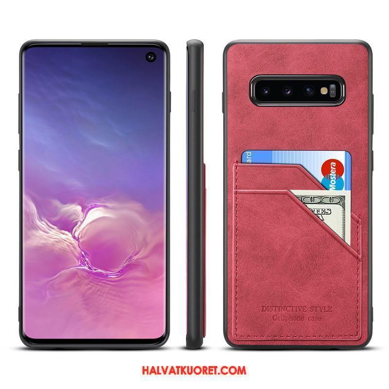 Samsung Galaxy S10 Kuoret Aito Nahka Tähti Suojaus, Samsung Galaxy S10 Kuori Puhelimen