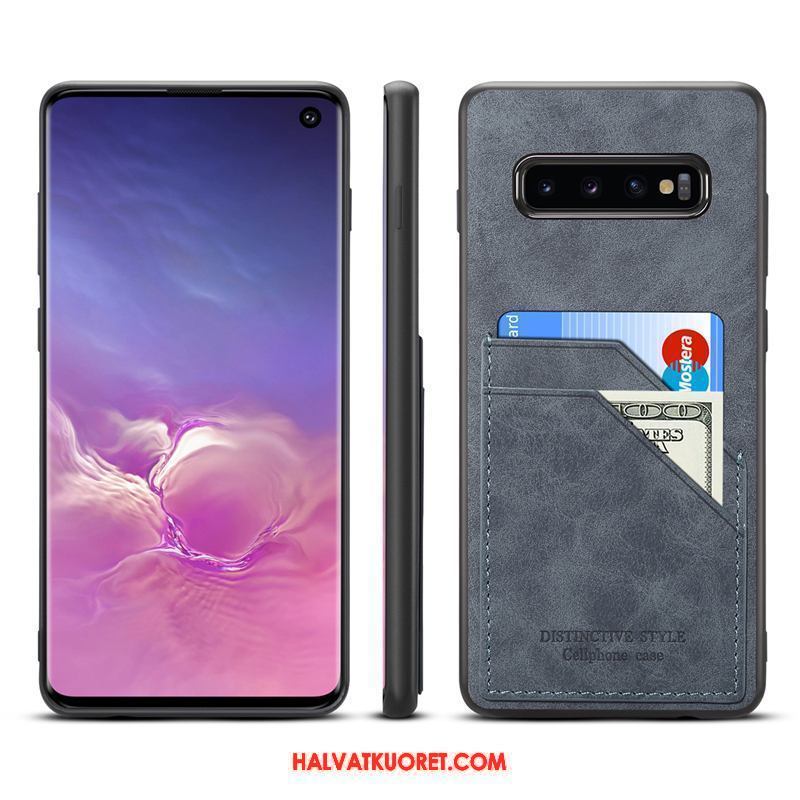 Samsung Galaxy S10 Kuoret Aito Nahka Tähti Suojaus, Samsung Galaxy S10 Kuori Puhelimen