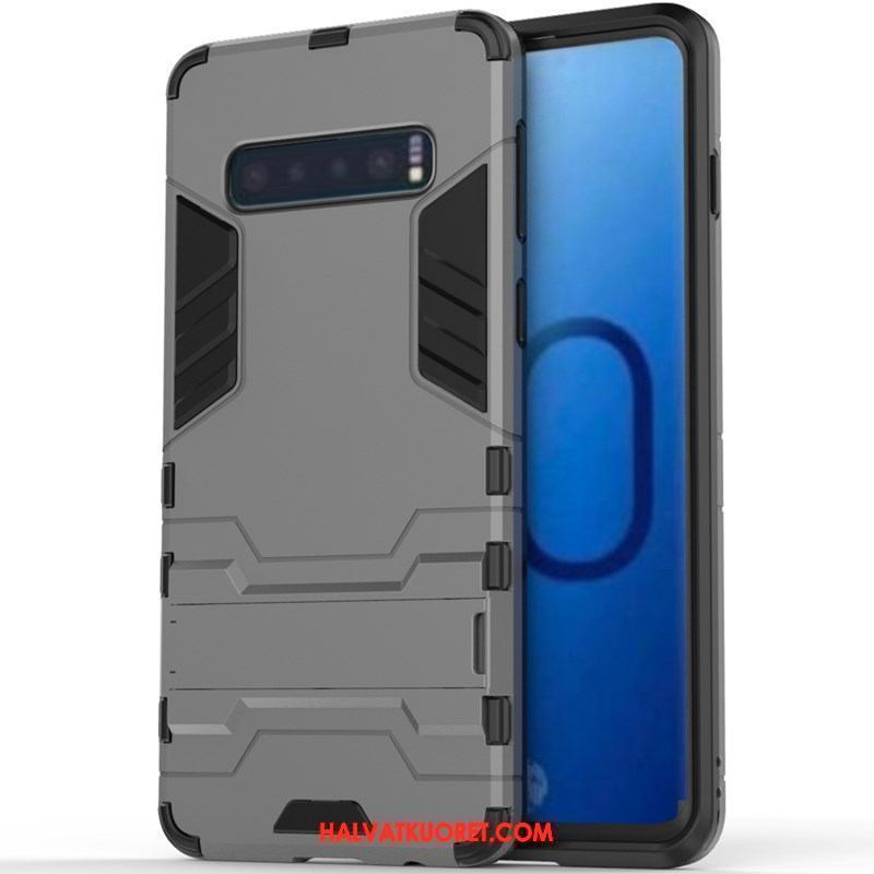 Samsung Galaxy S10+ Kuoret Keltainen Murtumaton Kova, Samsung Galaxy S10+ Kuori Tuki Kotelo