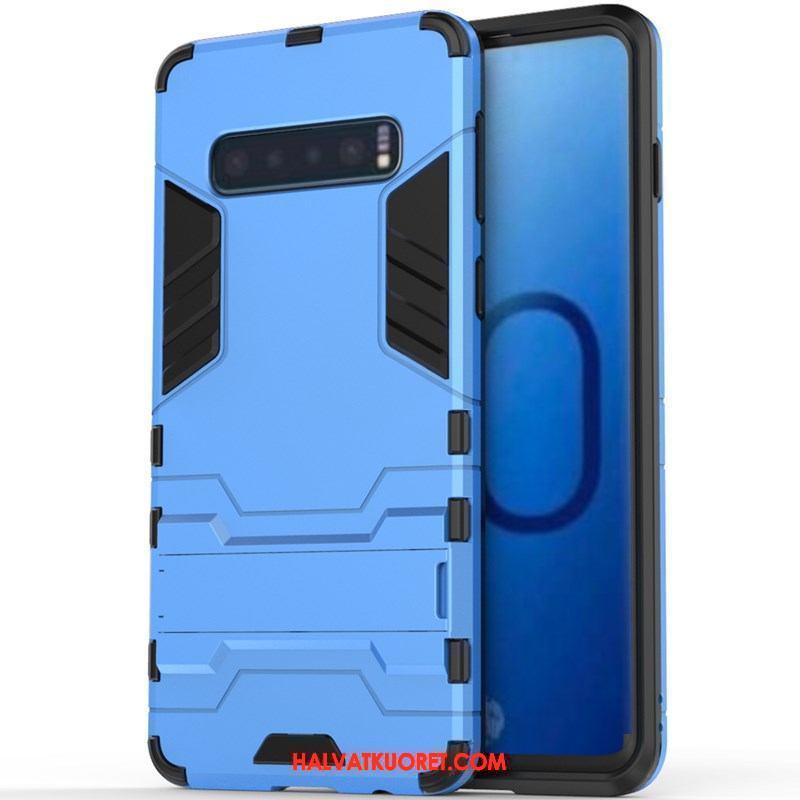 Samsung Galaxy S10+ Kuoret Keltainen Murtumaton Kova, Samsung Galaxy S10+ Kuori Tuki Kotelo