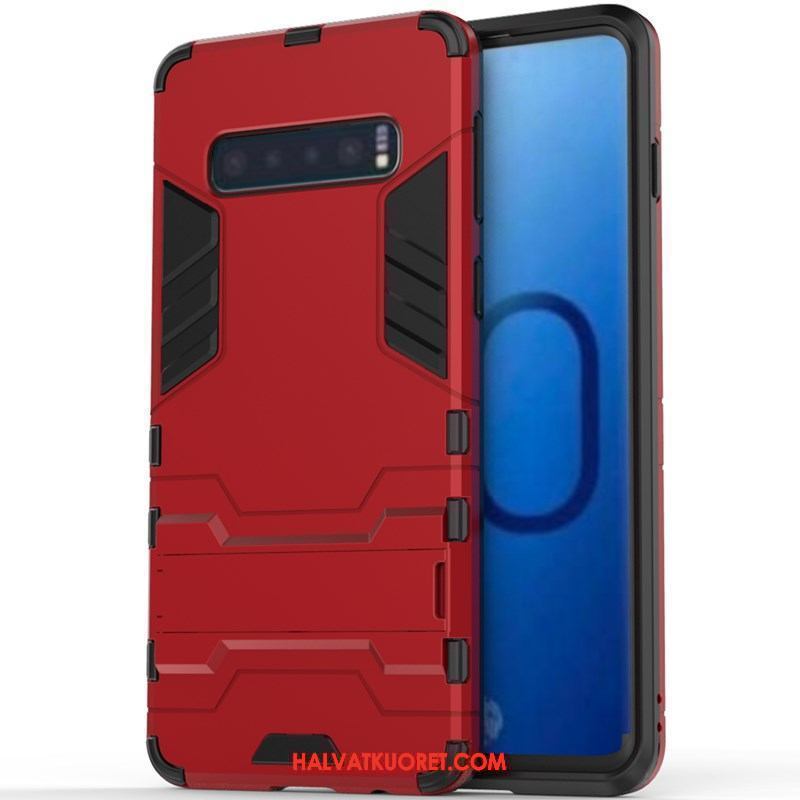 Samsung Galaxy S10+ Kuoret Keltainen Murtumaton Kova, Samsung Galaxy S10+ Kuori Tuki Kotelo