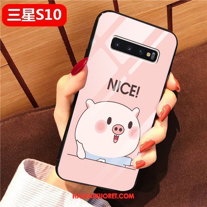 Samsung Galaxy S10 Kuoret Lasi Tähti Silikoni, Samsung Galaxy S10 Kuori Suojaus Sarjakuva