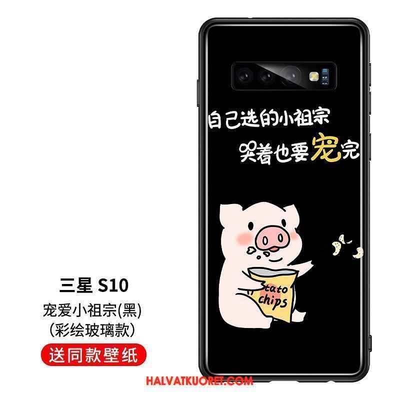 Samsung Galaxy S10 Kuoret Lasi Tähti Suojaus, Samsung Galaxy S10 Kuori Jauhe Kotelo