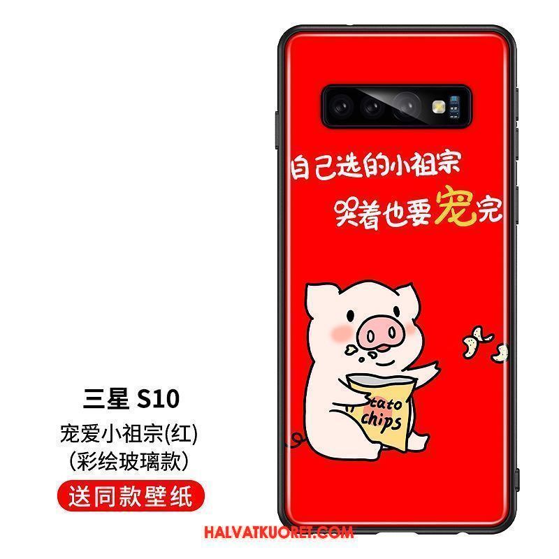 Samsung Galaxy S10 Kuoret Lasi Tähti Suojaus, Samsung Galaxy S10 Kuori Jauhe Kotelo