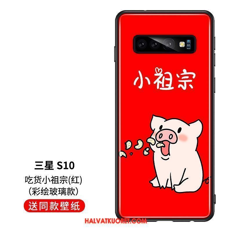 Samsung Galaxy S10 Kuoret Lasi Tähti Suojaus, Samsung Galaxy S10 Kuori Jauhe Kotelo