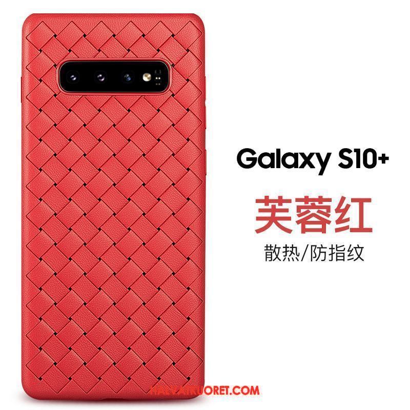 Samsung Galaxy S10+ Kuoret Pehmeä Neste Suojaus Persoonallisuus, Samsung Galaxy S10+ Kuori Nahka Liiketoiminta