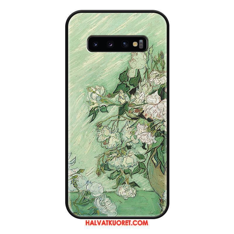 Samsung Galaxy S10 Kuoret Pinkki Ripustettavat Koristeet Suojaus, Samsung Galaxy S10 Kuori Kohokuviointi Kotelo