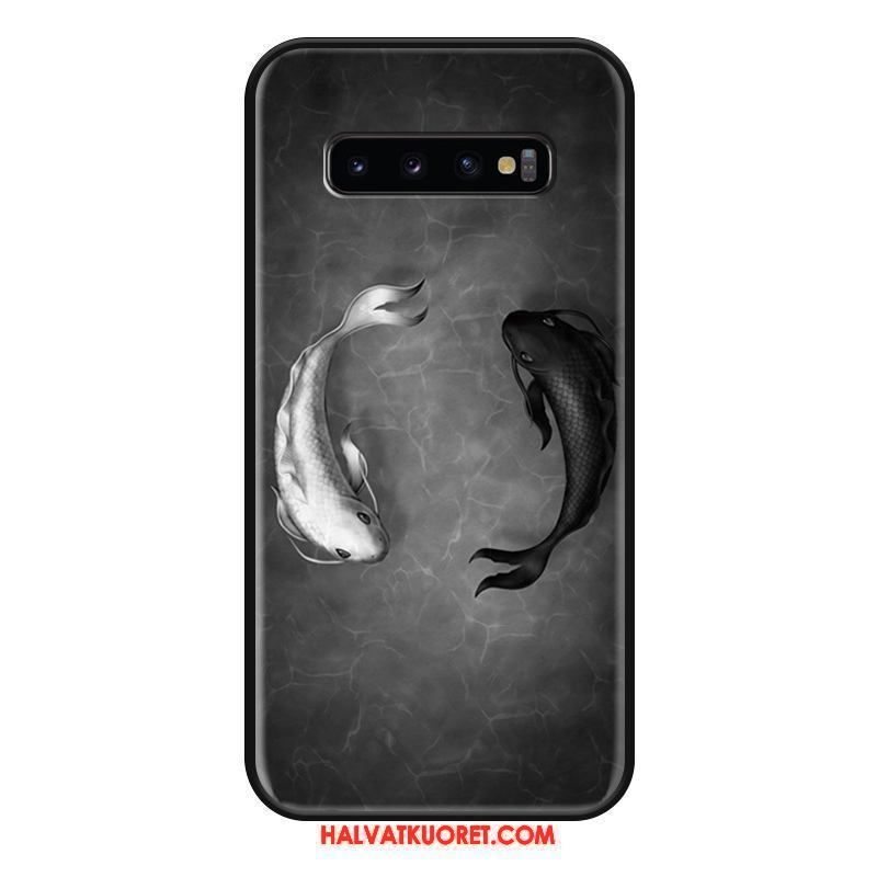 Samsung Galaxy S10 Kuoret Vuosikerta Silikoni Persoonallisuus, Samsung Galaxy S10 Kuori Kohokuviointi Suojaus
