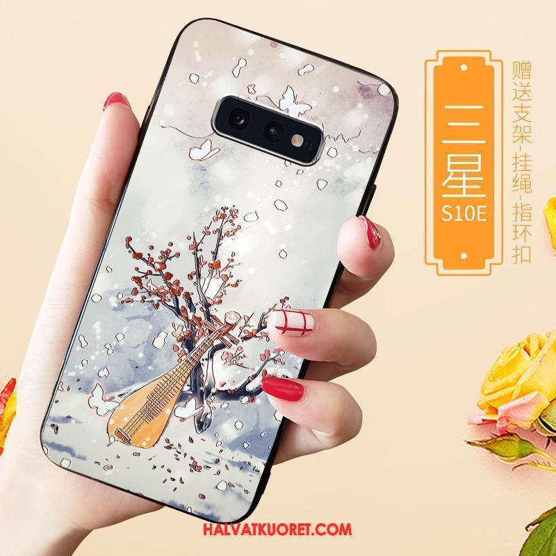 Samsung Galaxy S10e Kuoret All Inclusive Persoonallisuus Pesty Suede, Samsung Galaxy S10e Kuori Silikoni Ylellisyys