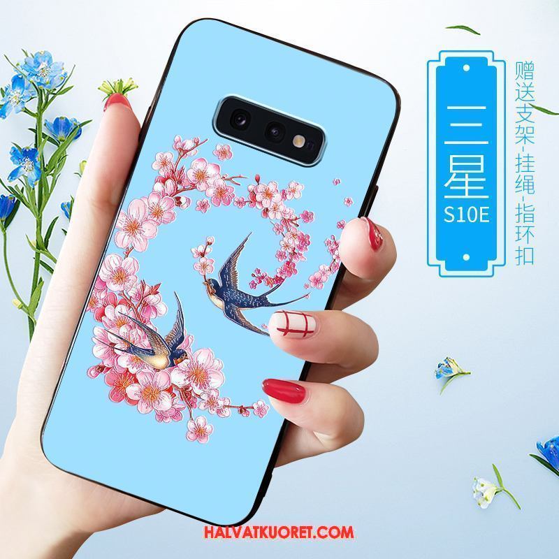 Samsung Galaxy S10e Kuoret All Inclusive Persoonallisuus Pesty Suede, Samsung Galaxy S10e Kuori Silikoni Ylellisyys