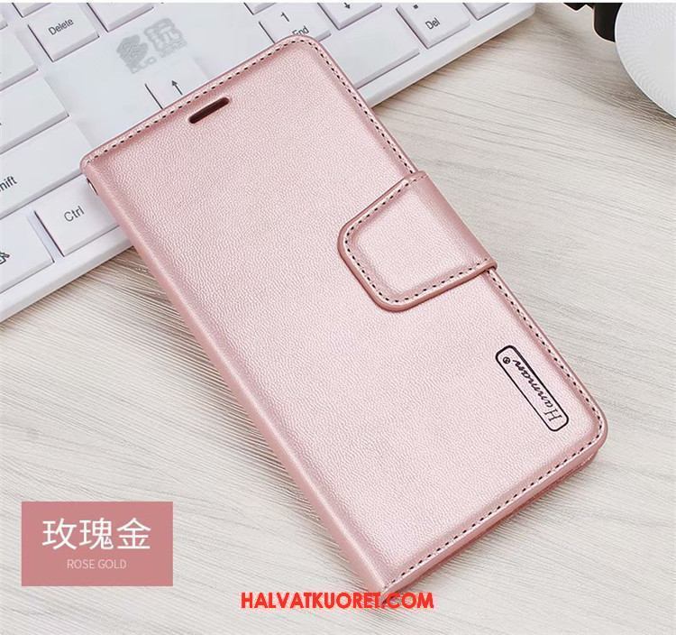 Samsung Galaxy S10e Kuoret Kortti Nahkakotelo Punainen, Samsung Galaxy S10e Kuori Tähti