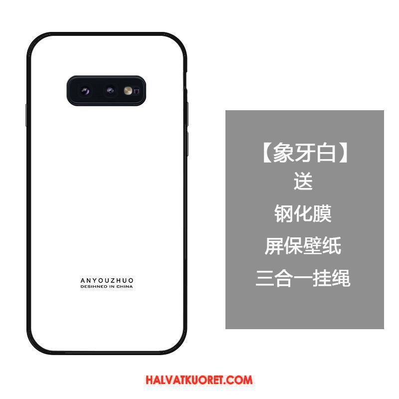 Samsung Galaxy S10e Kuoret Puhelimen Persoonallisuus Valkoinen, Samsung Galaxy S10e Kuori Suojaus Lasi