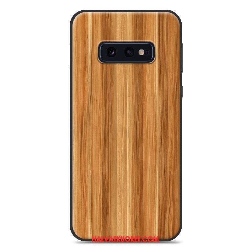 Samsung Galaxy S10e Kuoret Puulajit Suojaus, Samsung Galaxy S10e Kuori Net Red Pehmeä Neste