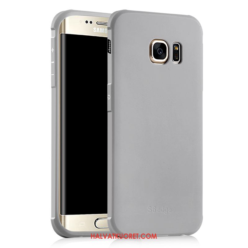 Samsung Galaxy S6 Edge Kuoret Hemming Persoonallisuus, Samsung Galaxy S6 Edge Kuori Pesty Suede Silikoni