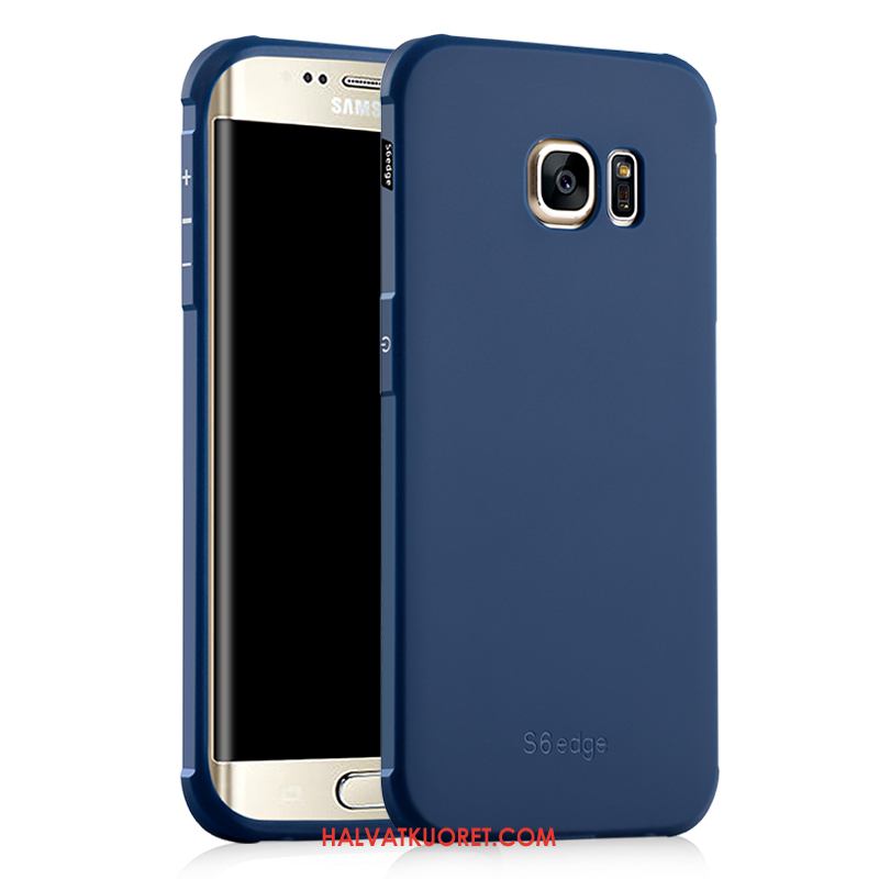 Samsung Galaxy S6 Edge Kuoret Hemming Persoonallisuus, Samsung Galaxy S6 Edge Kuori Pesty Suede Silikoni