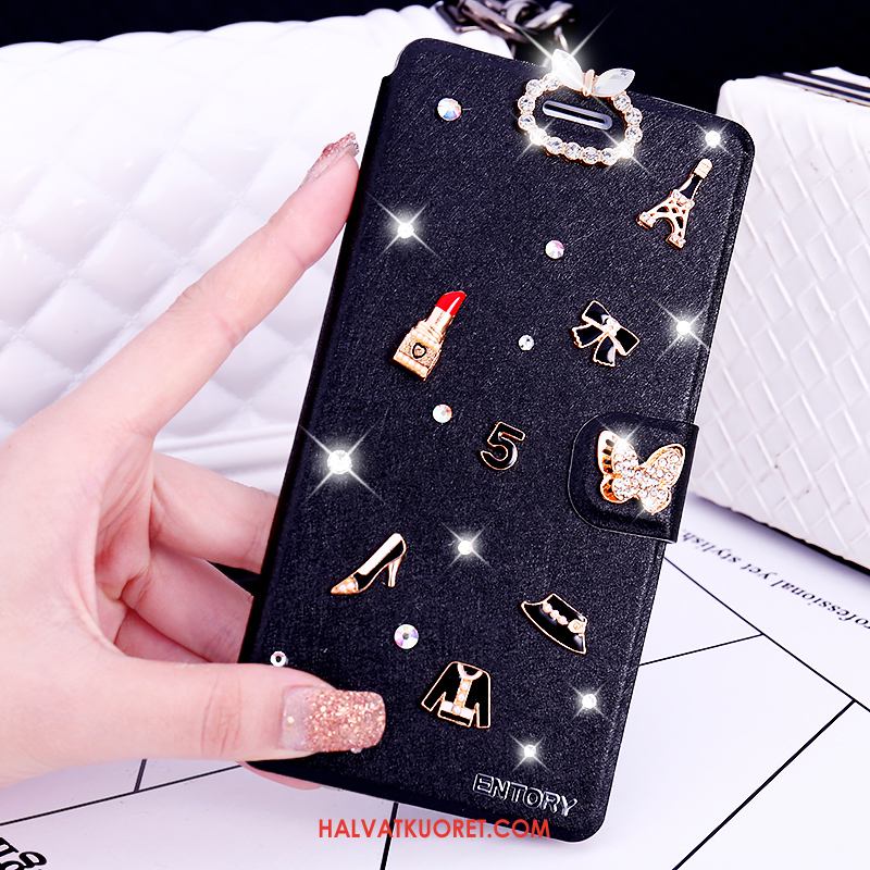 Samsung Galaxy S6 Edge Kuoret Nahkakotelo Rhinestone Inlay, Samsung Galaxy S6 Edge Kuori Tähti Puhelimen