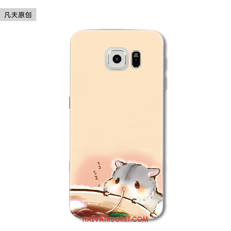 Samsung Galaxy S6 Edge Kuoret Tähti Puhelimen Suojaus, Samsung Galaxy S6 Edge Kuori Rotta Kotelo