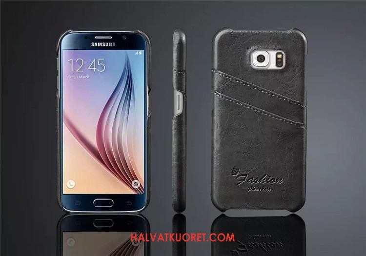 Samsung Galaxy S6 Kuoret Suojaus Simpukka Tähti, Samsung Galaxy S6 Kuori Kotelo Braun