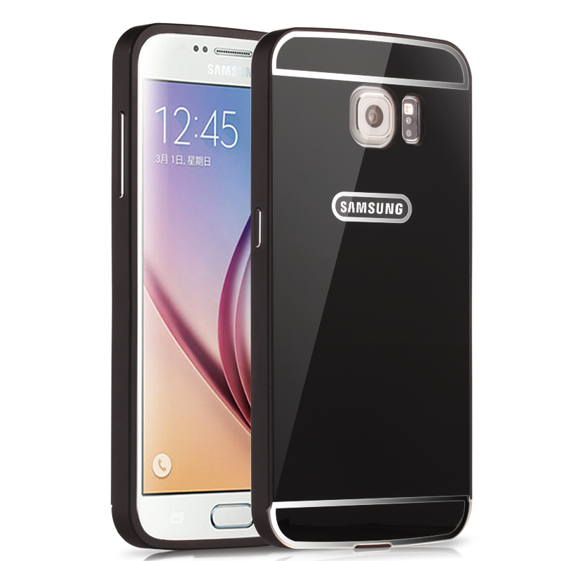 Samsung Galaxy S6 Kuoret Tähti Metalli, Samsung Galaxy S6 Kuori Suojaus Näytönsuojus