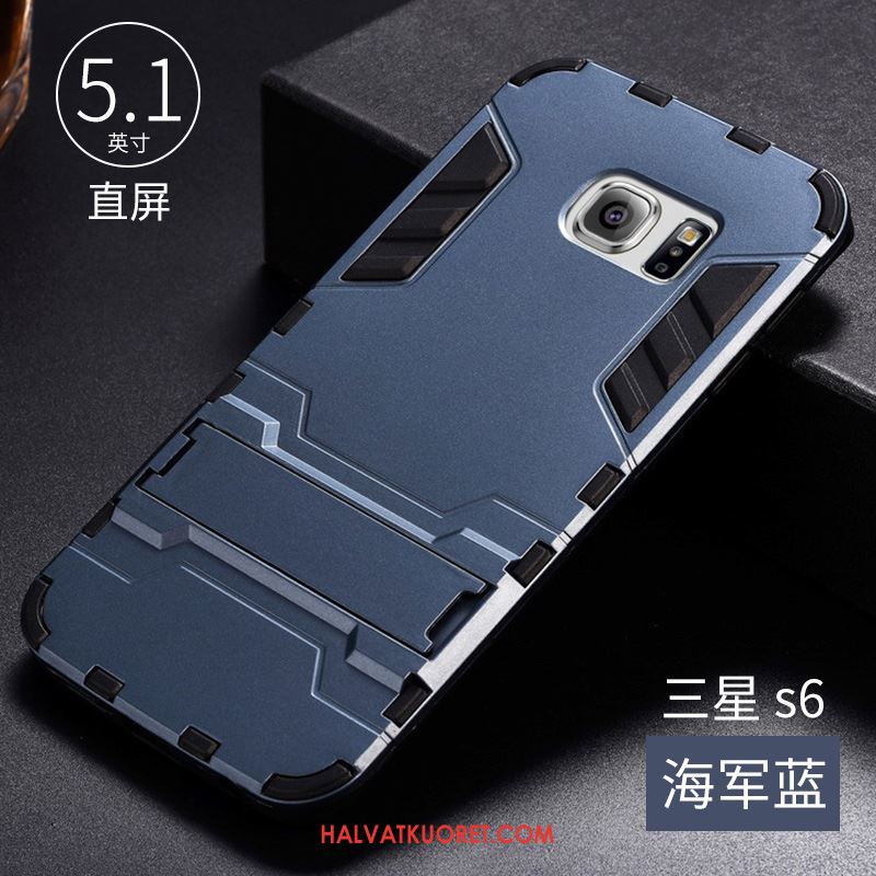 Samsung Galaxy S6 Kuoret Tähti Trendi, Samsung Galaxy S6 Kuori Sininen Silikoni