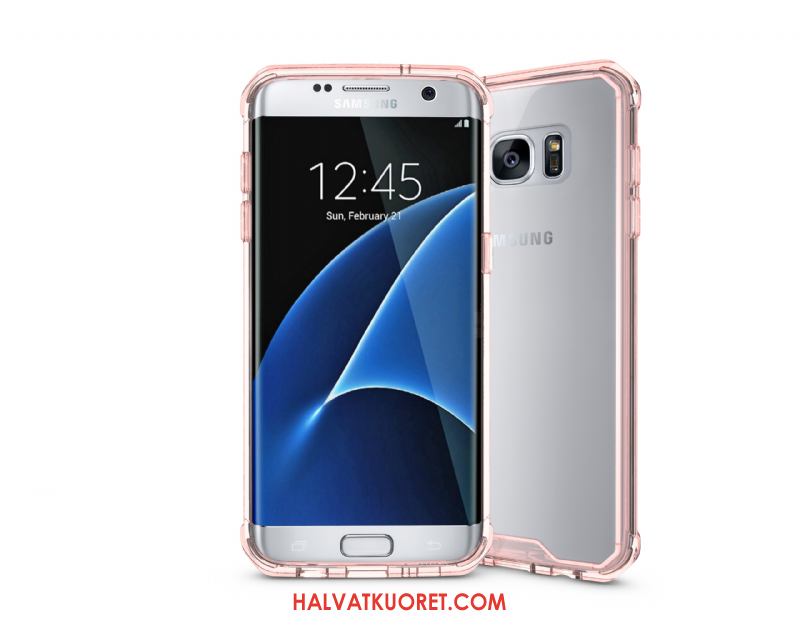Samsung Galaxy S7 Edge Kuoret Liukumaton Panssari Vihreä, Samsung Galaxy S7 Edge Kuori Murtumaton Suojaus