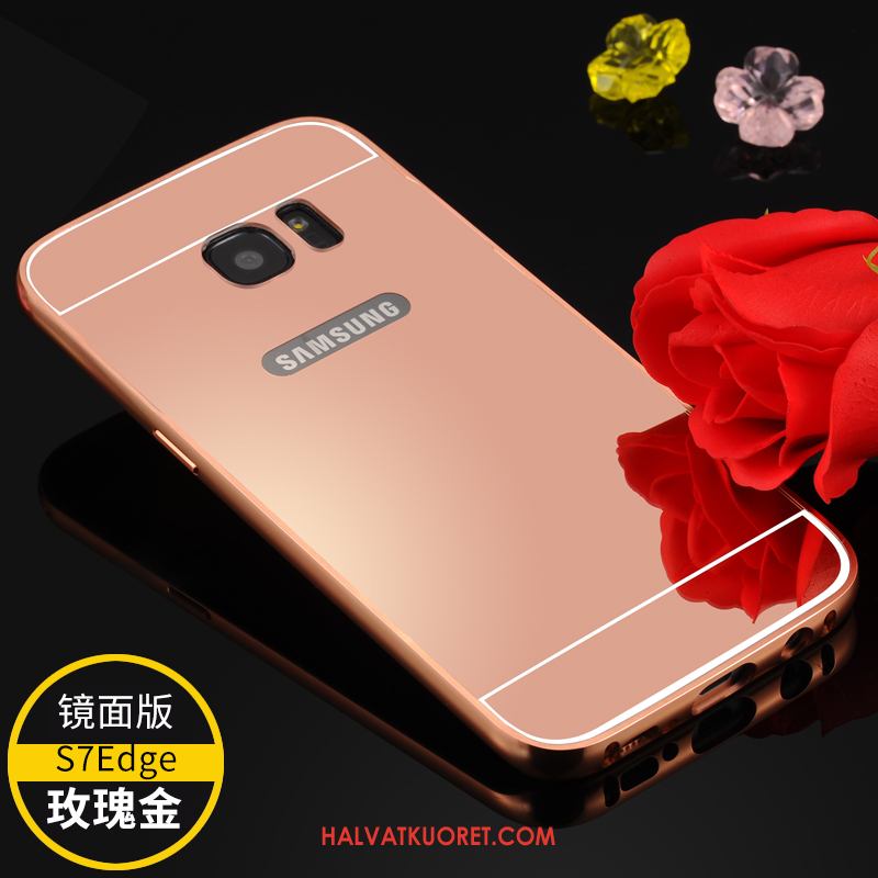 Samsung Galaxy S7 Edge Kuoret Peili Harmaa Takakansi, Samsung Galaxy S7 Edge Kuori Ultra Murtumaton