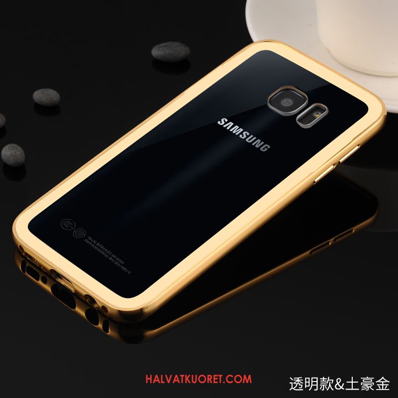 Samsung Galaxy S7 Edge Kuoret Peili Harmaa Takakansi, Samsung Galaxy S7 Edge Kuori Ultra Murtumaton