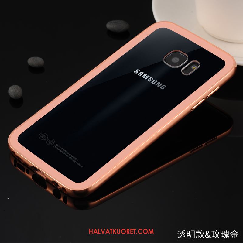 Samsung Galaxy S7 Edge Kuoret Peili Harmaa Takakansi, Samsung Galaxy S7 Edge Kuori Ultra Murtumaton