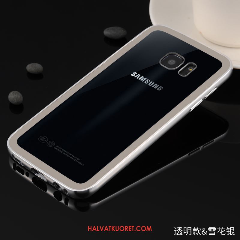 Samsung Galaxy S7 Edge Kuoret Peili Harmaa Takakansi, Samsung Galaxy S7 Edge Kuori Ultra Murtumaton