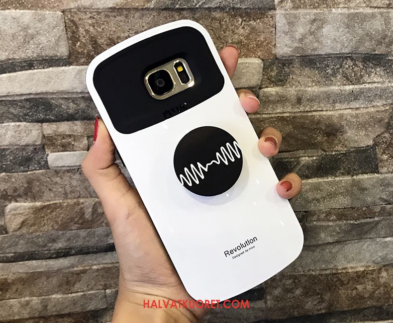 Samsung Galaxy S7 Edge Kuoret Puhelimen Paljetteja Murtumaton, Samsung Galaxy S7 Edge Kuori Musta Persoonallisuus Beige