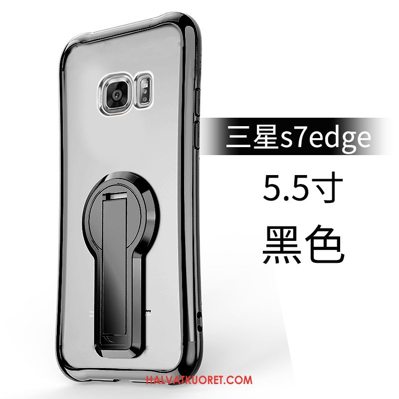 Samsung Galaxy S7 Edge Kuoret Silikoni Tuki, Samsung Galaxy S7 Edge Kuori Tähti Hopea