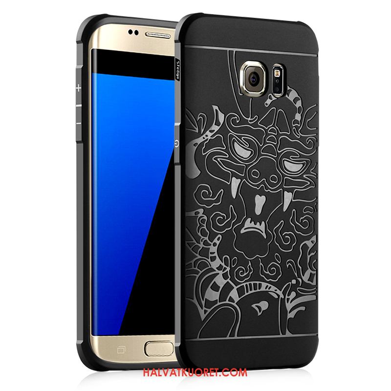 Samsung Galaxy S7 Kuoret Musta Silikoni Pehmeä Neste, Samsung Galaxy S7 Kuori Persoonallisuus Puhelimen