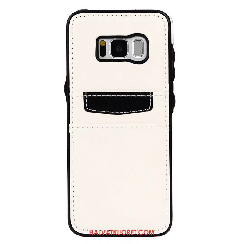 Samsung Galaxy S8+ Kuoret Kortti Luova Murtumaton, Samsung Galaxy S8+ Kuori Nahkakotelo Punainen