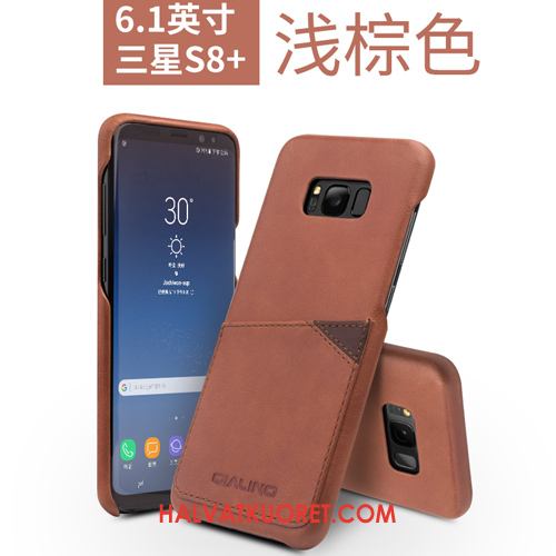 Samsung Galaxy S8+ Kuoret Kortti Tähti Puhelimen, Samsung Galaxy S8+ Kuori Ultra Braun