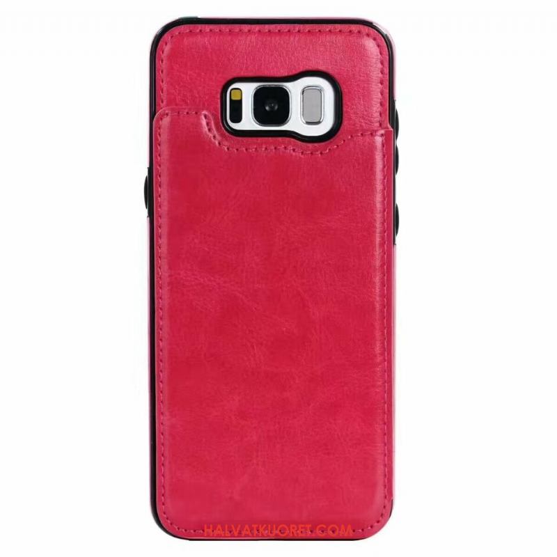 Samsung Galaxy S8+ Kuoret Kortti Tähti, Samsung Galaxy S8+ Kuori Luova Nahkakotelo Braun