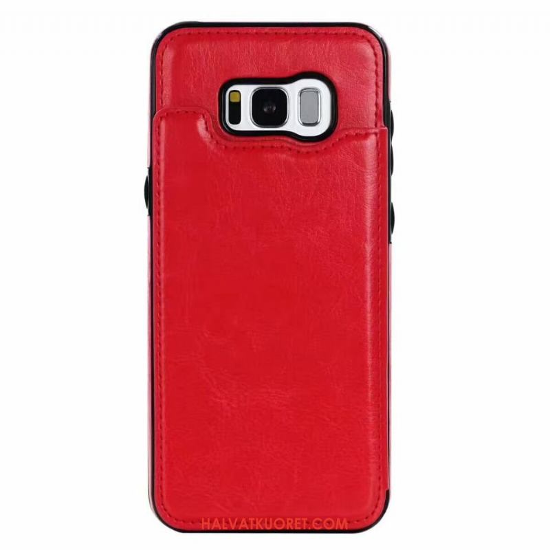 Samsung Galaxy S8+ Kuoret Kortti Tähti, Samsung Galaxy S8+ Kuori Luova Nahkakotelo Braun