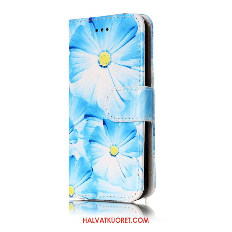 Samsung Galaxy S8 Kuoret Kotelo Tähti Suojaus, Samsung Galaxy S8 Kuori Sininen Nahkakotelo