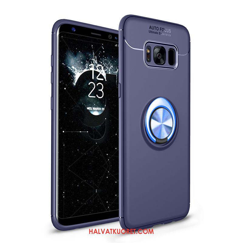 Samsung Galaxy S8 Kuoret Puhelimen Suojaus Musta, Samsung Galaxy S8 Kuori Pesty Suede Kotelo