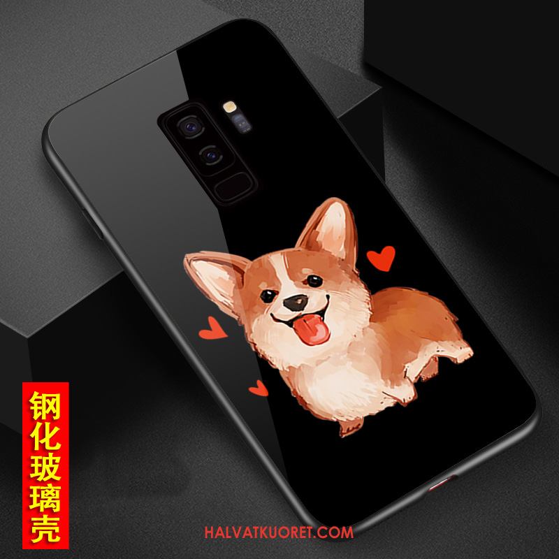 Samsung Galaxy S9+ Kuoret Karkaisu Persoonallisuus Musta, Samsung Galaxy S9+ Kuori Tide-brändi Murtumaton