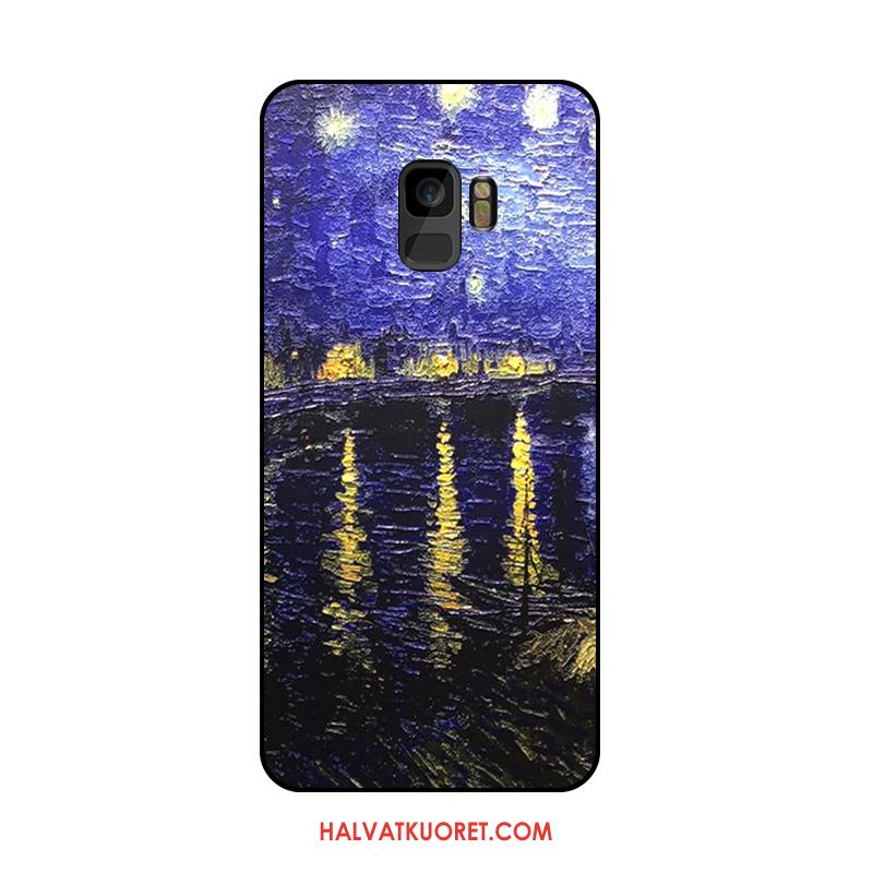 Samsung Galaxy S9 Kuoret Kohokuviointi Korkea Suojaus, Samsung Galaxy S9 Kuori Puhelimen Violetti