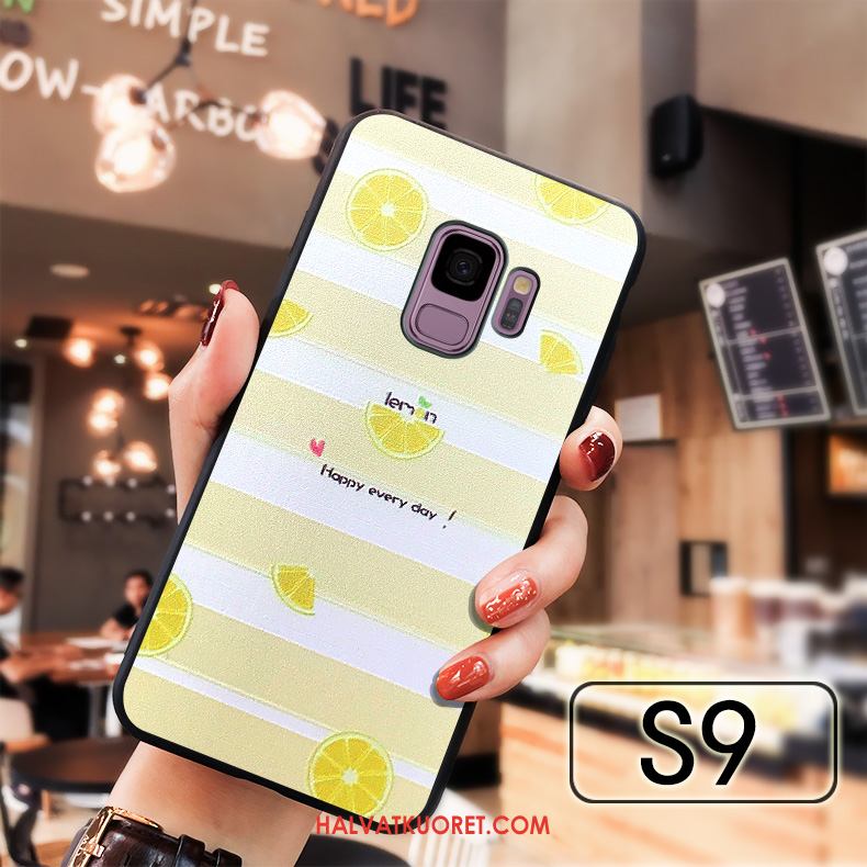 Samsung Galaxy S9 Kuoret Kohokuviointi Murtumaton Vihreä, Samsung Galaxy S9 Kuori Puhelimen All Inclusive
