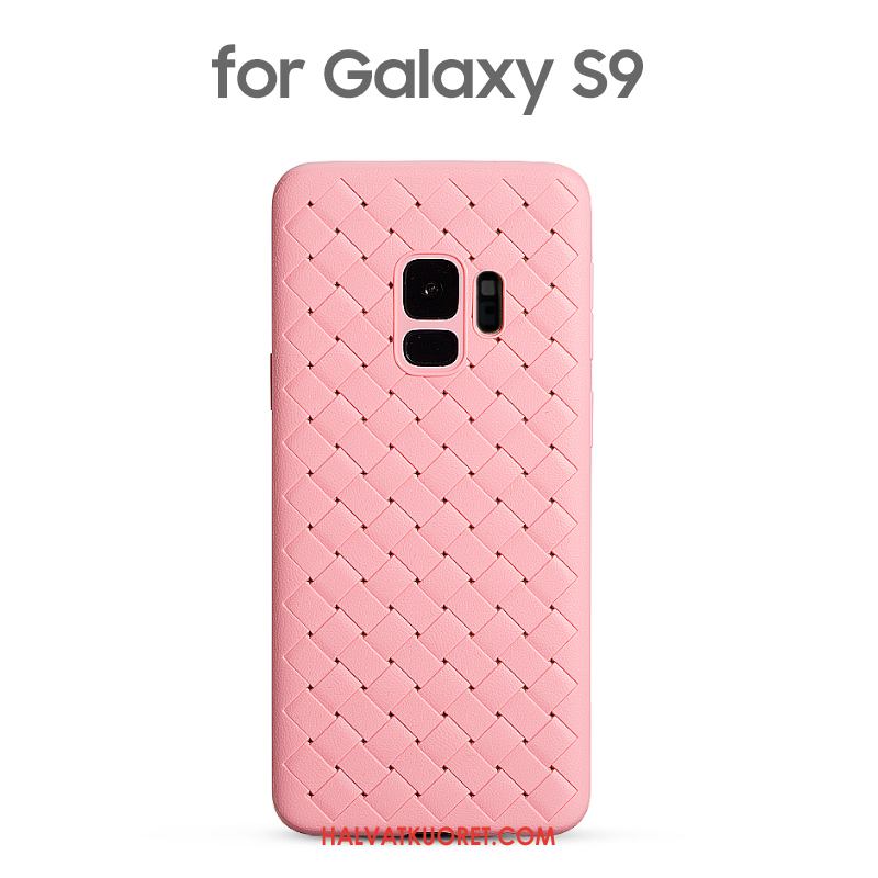 Samsung Galaxy S9 Kuoret Kotelo Musta, Samsung Galaxy S9 Kuori Silikoni Kukkakuvio