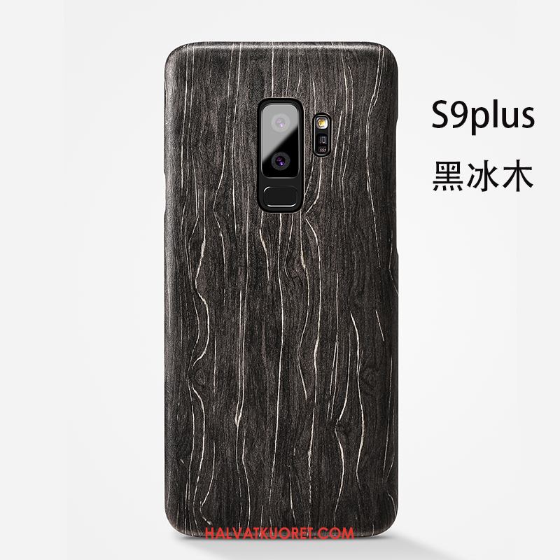 Samsung Galaxy S9+ Kuoret Pesty Suede Tähti, Samsung Galaxy S9+ Kuori Takakansi Ohut Braun