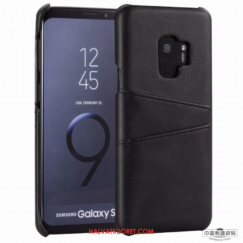 Samsung Galaxy S9 Kuoret Tähti Puhelimen Suojaus, Samsung Galaxy S9 Kuori Keltainen Aito Nahka