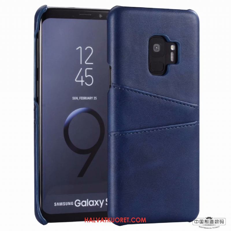 Samsung Galaxy S9 Kuoret Tähti Puhelimen Suojaus, Samsung Galaxy S9 Kuori Keltainen Aito Nahka