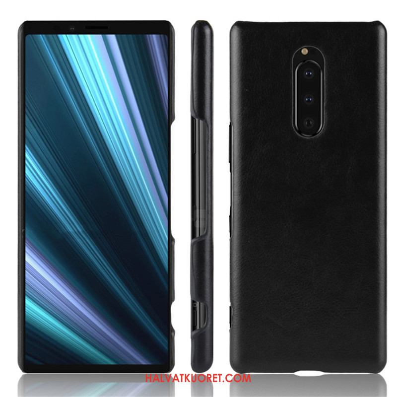 Sony Xperia 1 Kuoret Kukkakuvio Kova, Sony Xperia 1 Kuori Nahka Suojaus