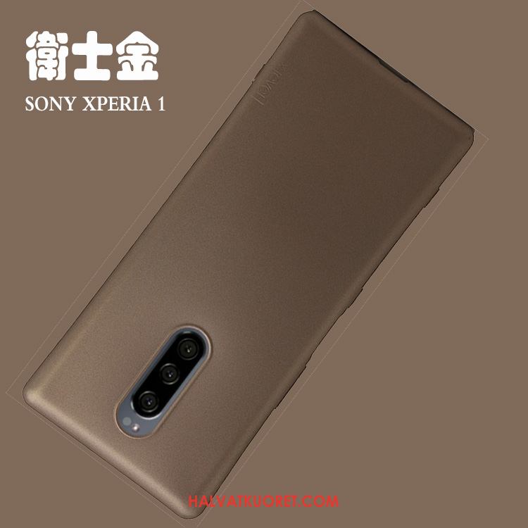 Sony Xperia 1 Kuoret Murtumaton Silikoni Kotelo, Sony Xperia 1 Kuori Punainen Ohut