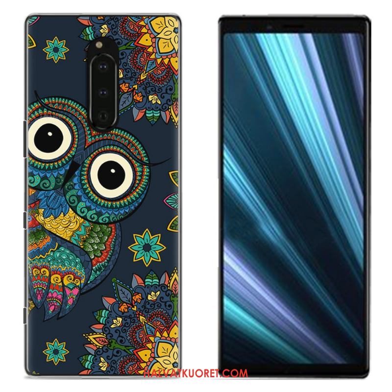 Sony Xperia 1 Kuoret Sininen Suojaus, Sony Xperia 1 Kuori Puhelimen Maalaus